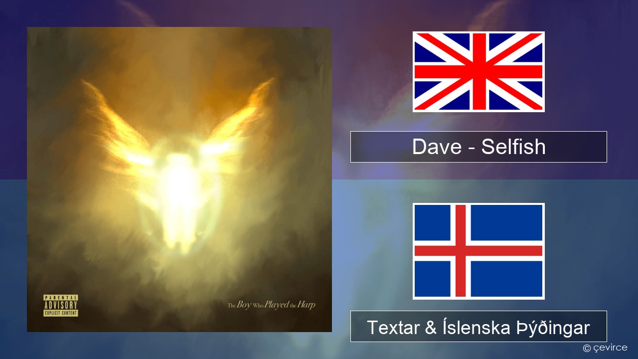 Dave – Selfish Íslenska Textar & Íslenska Þýðingar