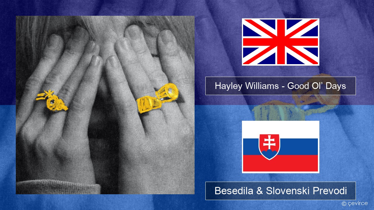 Hayley Williams – Good Ol’ Days Slovenščina Besedila & Slovenski Prevodi