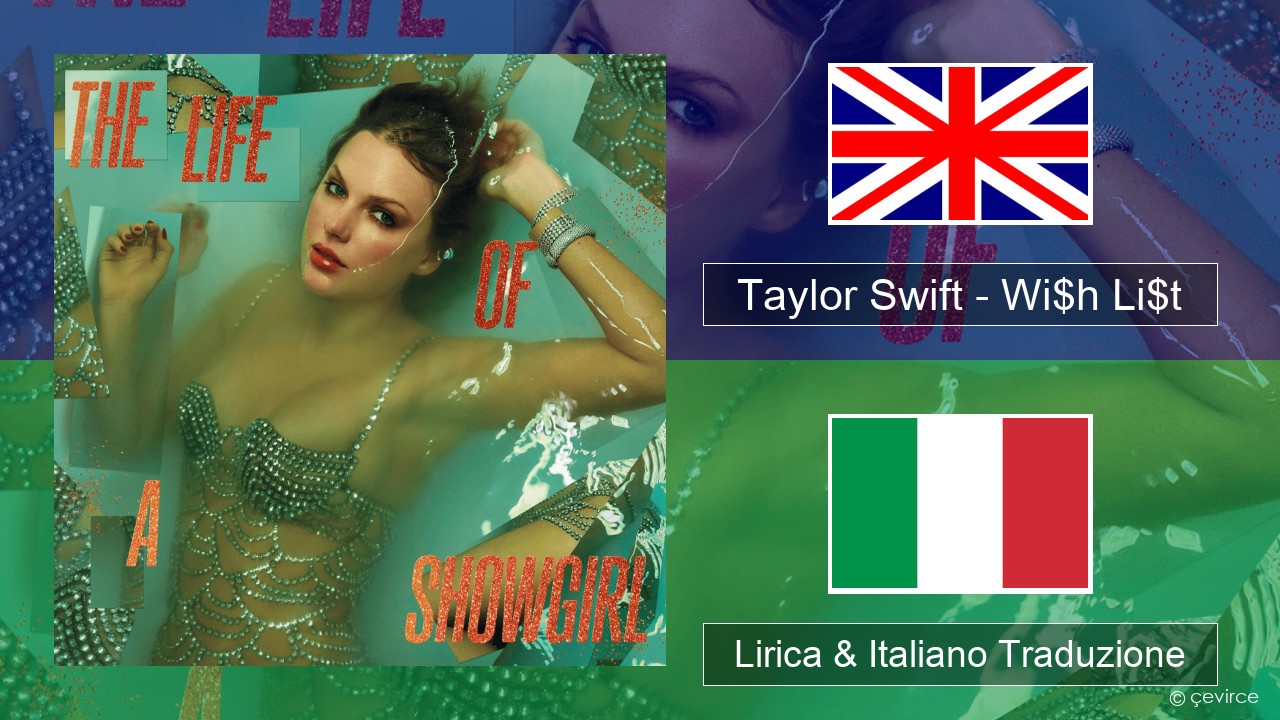Taylor Swift – Wi$h Li$t Inglese Lirica & Italiano Traduzione