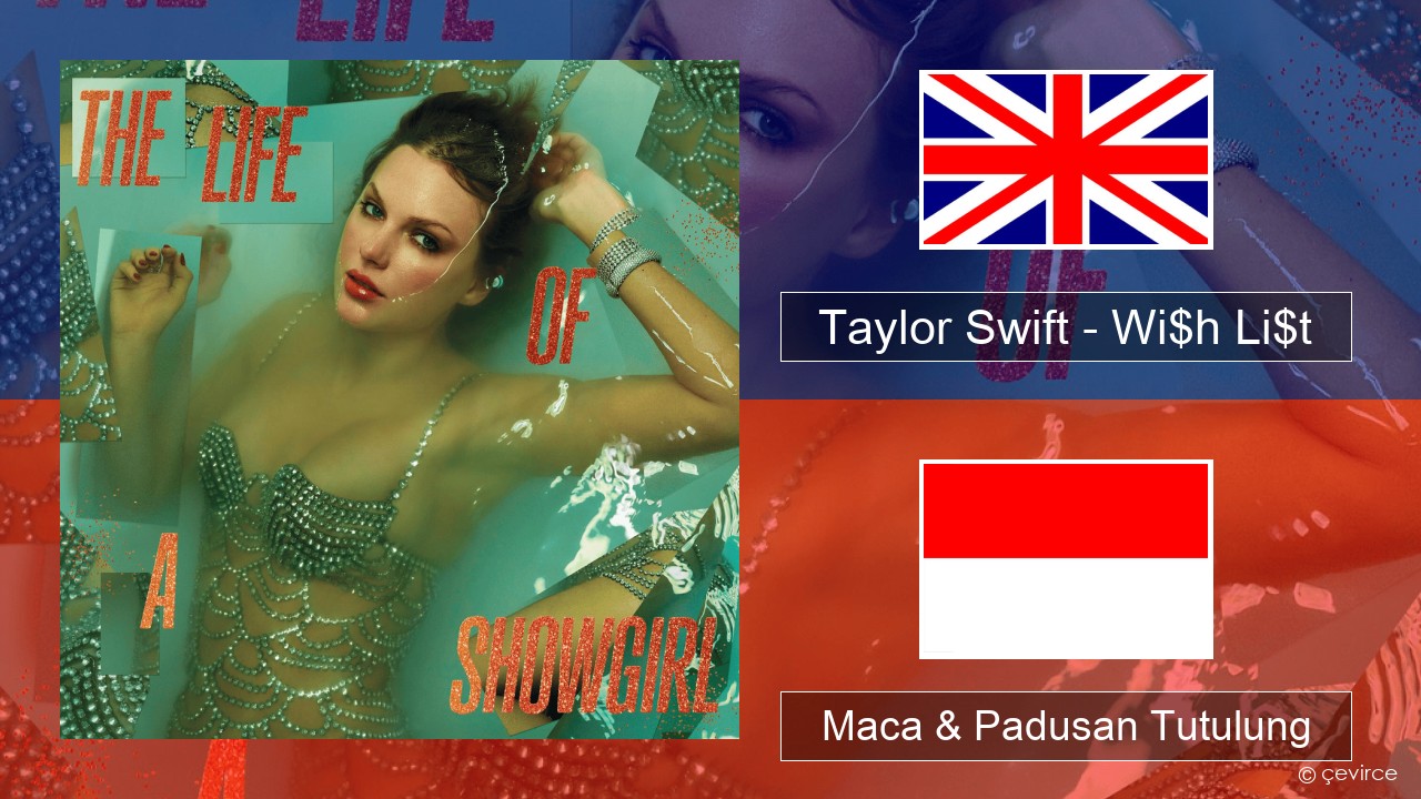 Taylor Swift – Wi$h Li$t Sing Maca & Padusan Tutulung