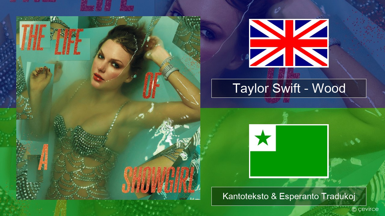 Taylor Swift – Wood La angla Kantoteksto & Esperanto Tradukoj