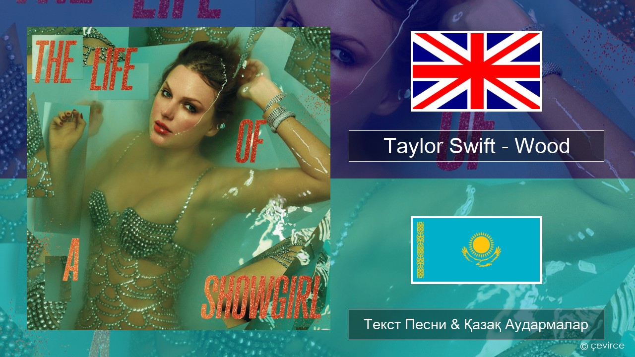 Taylor Swift – Wood Ағылшын Текст Песни & Қазақ Аудармалар