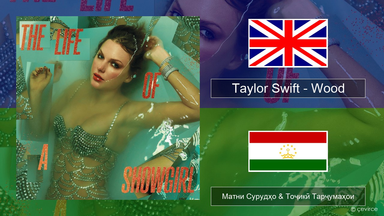 Taylor Swift – Wood English Матни Сурудҳо & Тоҷикӣ Тарҷумаҳои