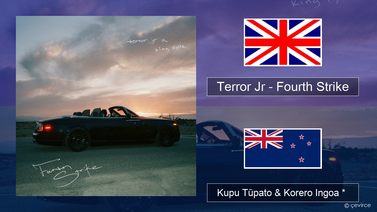 Terror Jr – Fourth Strike Ingoa *  Kupu Tūpato & Korero Ingoa *