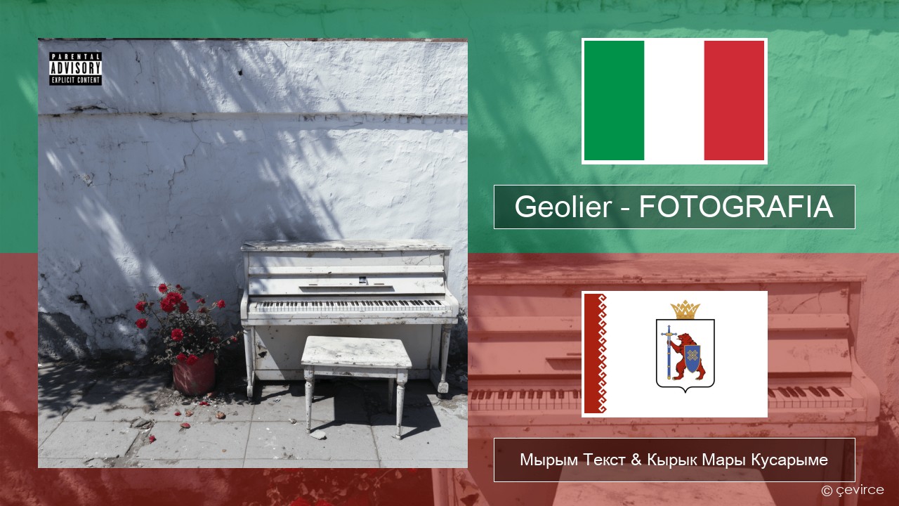 Geolier – FOTOGRAFIA Итальянский Мырым Текст & Кырык Мары Кусарыме