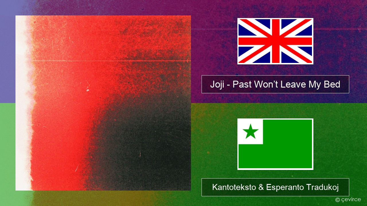 Joji – Past Won’t Leave My Bed La angla Kantoteksto & Esperanto Tradukoj