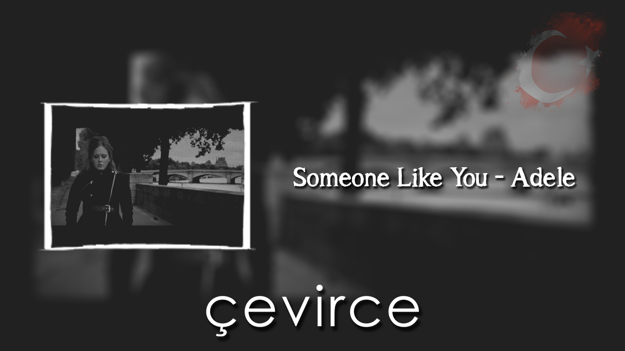 Someone Like You – Adele  Şarkı Sözleri ve Türkçe Anlamları