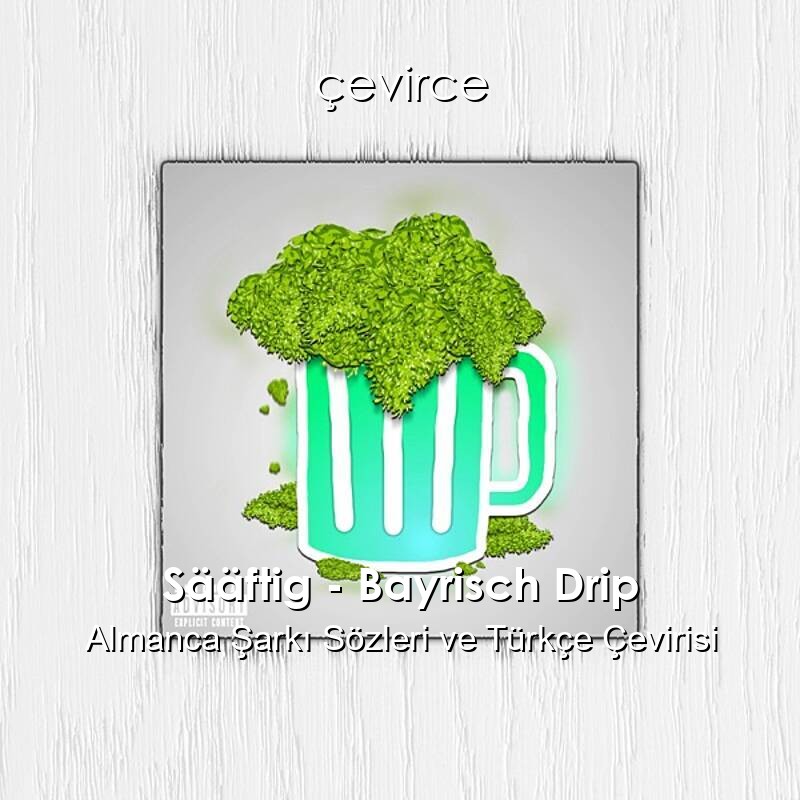Sääftig – Bayrisch Drip Almanca Sözleri Türkçe Anlamları