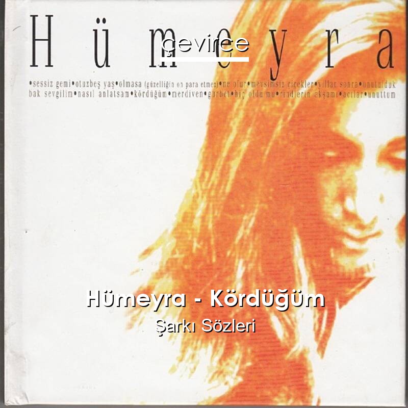 Hümeyra – Kördüğüm Şarkı Sözleri