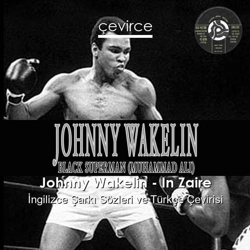 Johnny Wakelin – In Zaire İngilizce Sözleri Türkçe Anlamları