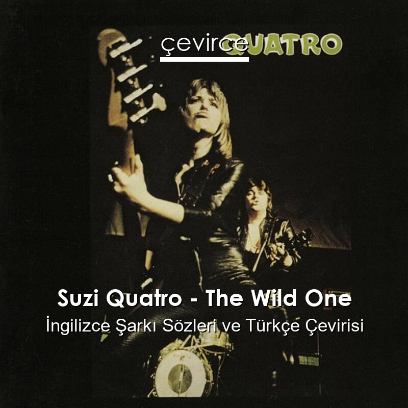 Suzi Quatro – The Wild One İngilizce Sözleri Türkçe Anlamları
