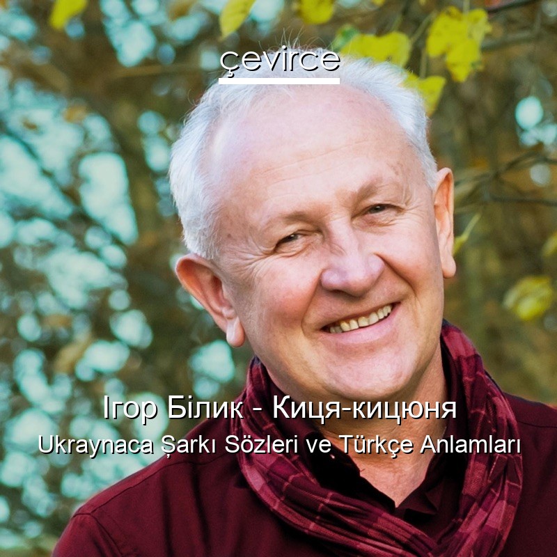 Ігор Білик – Киця-кицюня Ukraynaca Şarkı Sözleri Türkçe Anlamları