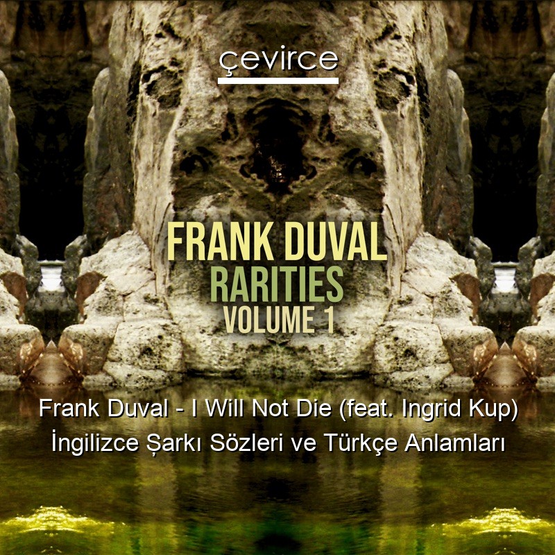 Frank Duval – I Will Not Die (feat. Ingrid Kup) İngilizce Şarkı Sözleri Türkçe Anlamları
