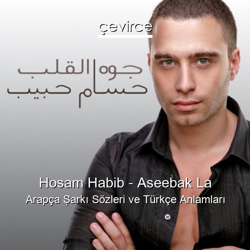 Hosam Habib – Aseebak La Arapça Şarkı Sözleri Türkçe Anlamları