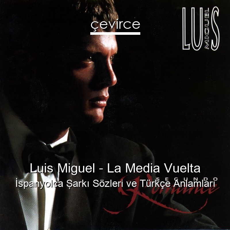 Luis Miguel – La Media Vuelta İspanyolca Şarkı Sözleri Türkçe Anlamları