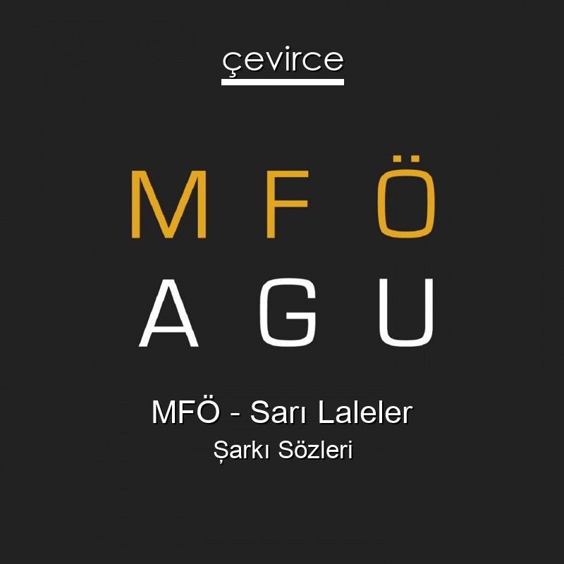 MFÖ – Sarı Laleler Şarkı Sözleri